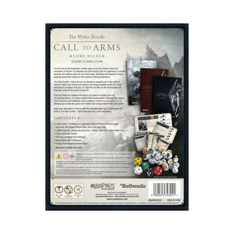Modiphius Entertainment Elder Scrolls Call to Arms - Core Box RPG for Adults, Family and Kids 13 Years Old and Up (Licensed RPG) - Image 3